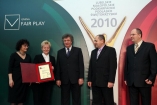 Miejskie Przedsiębiorstwo Wodociągów i Kanalizacji S.A. - Galeria zdjęć Gala "Przedsiębiorstw i Gmin Fair Play" 2010