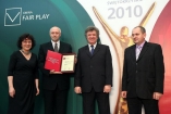 Zespół Elektrowni Wodnych Niedzica S.A. - Galeria zdjęć Gala "Przedsiębiorstw i Gmin Fair Play" 2010